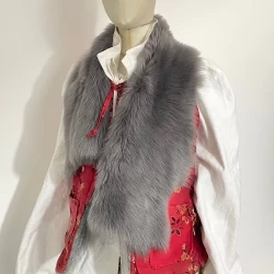 Hulahan Toscana long sheepskin  scarf