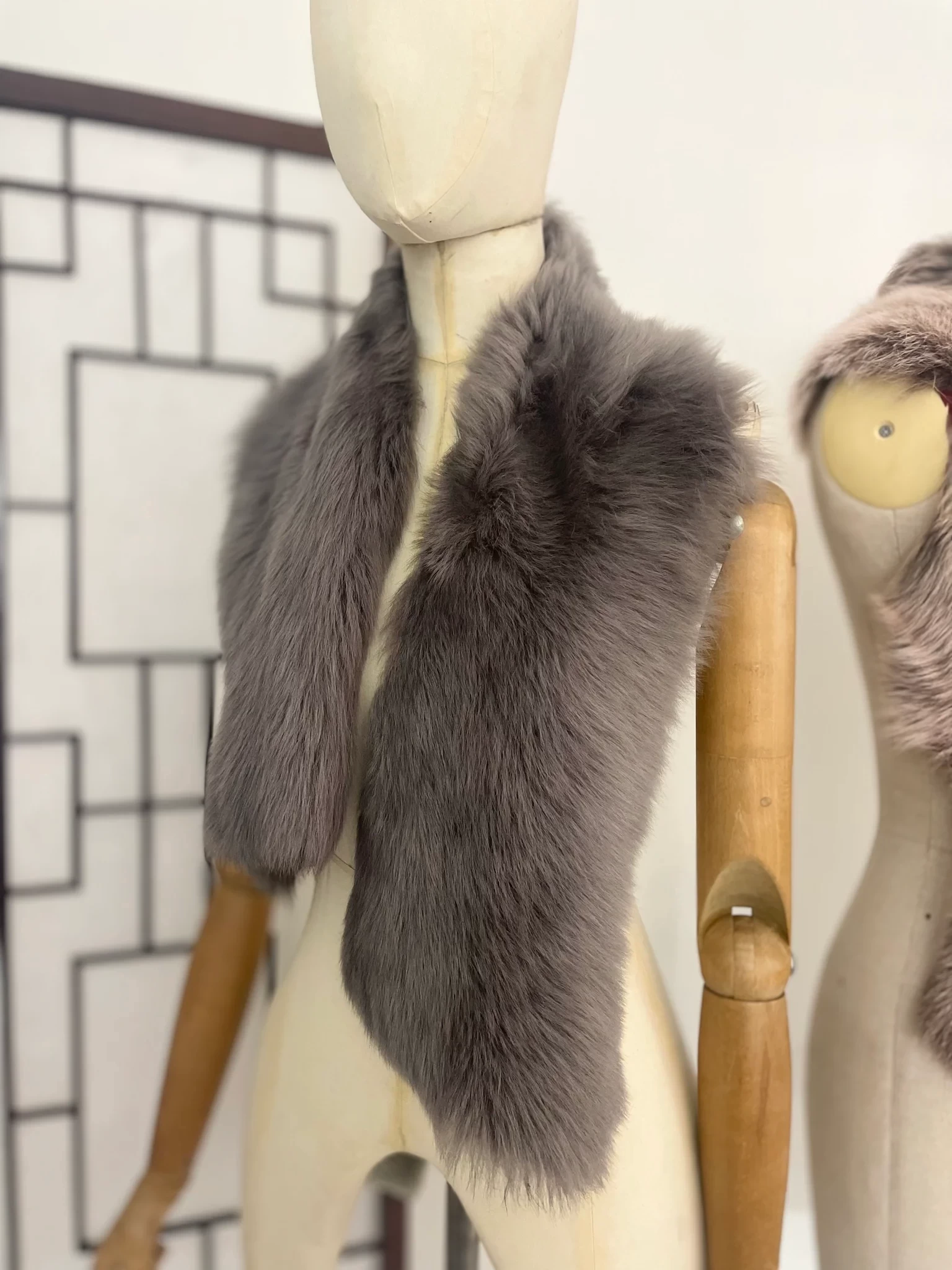 Hulahan Toscana long sheepskin  scarf